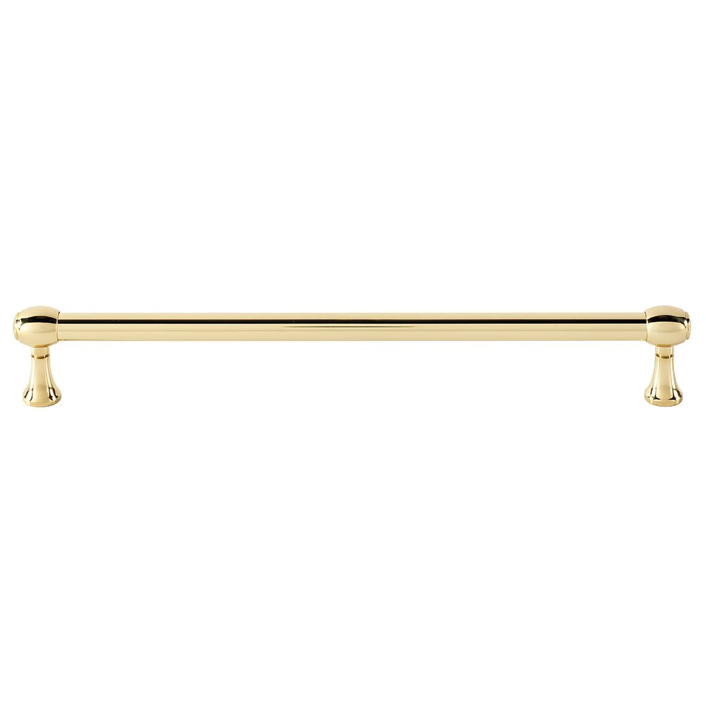 Alno Hardware 8" Centers Pull in Unlacquered Brass