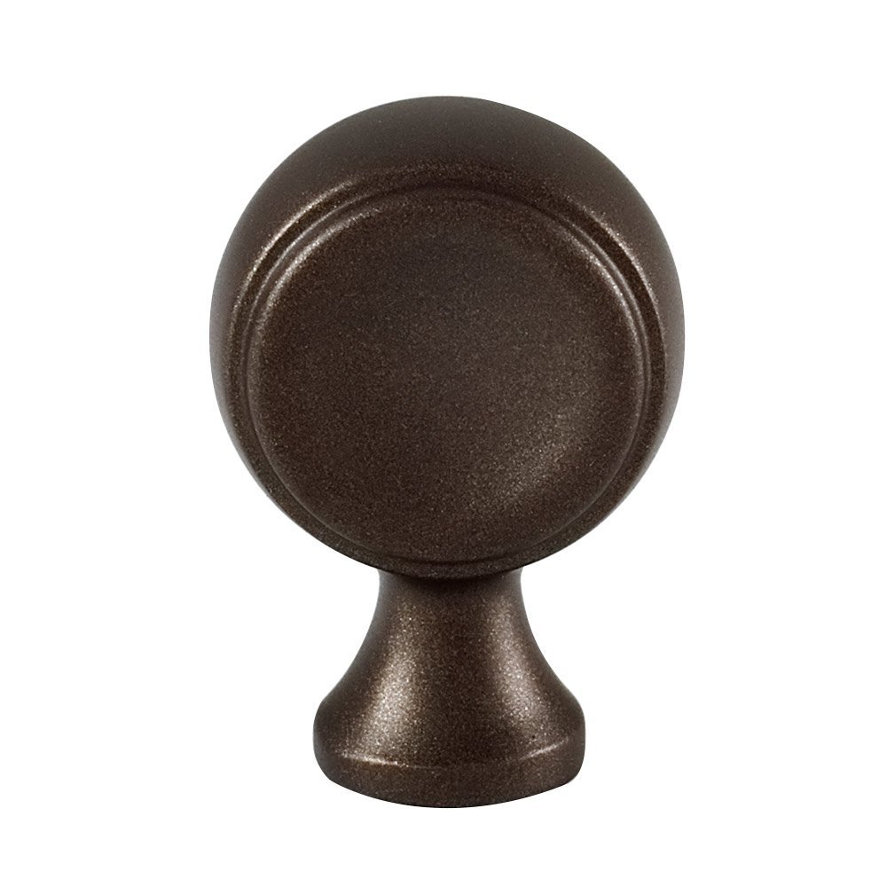 Alno Hardware 7/8" Knob in Chocolate Bronze