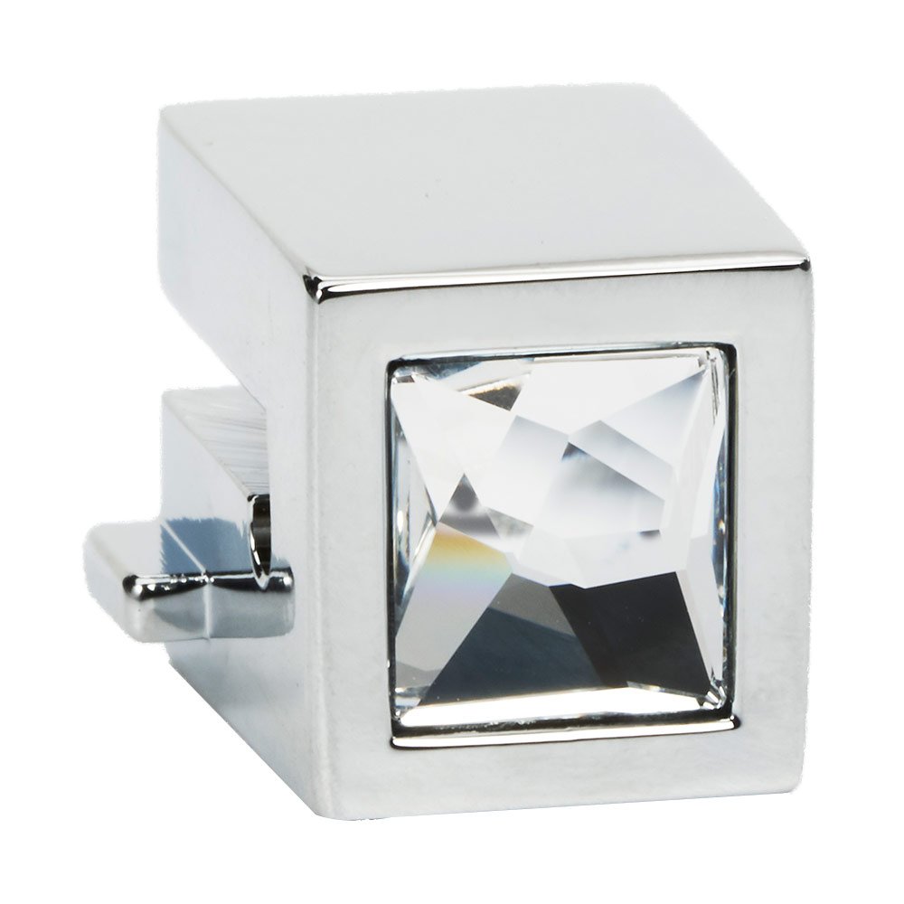 Alno Hardware Crystal Large Square Mount for Rings 3" and 3 1/2" in Polished Chrome