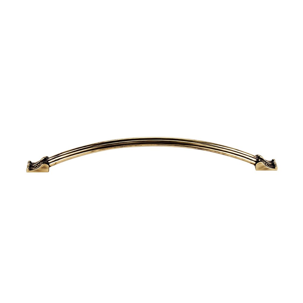 Alno Hardware Solid Brass 18" Centers Pull in Polished Antique