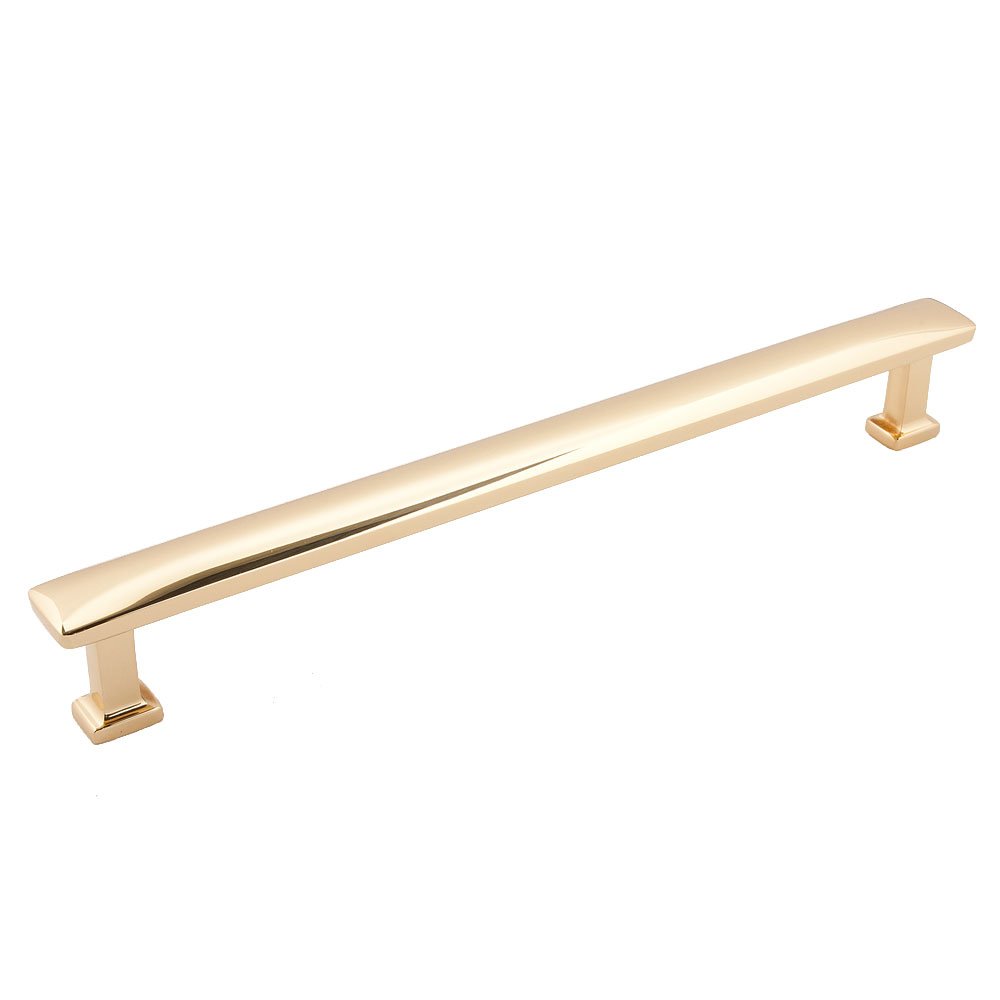 Alno Hardware 12" Centers Appliance/Drawer Pull in Polished Brass