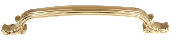 Alno Hardware Solid Brass 8" Centers Appliance Pull in Polished Brass