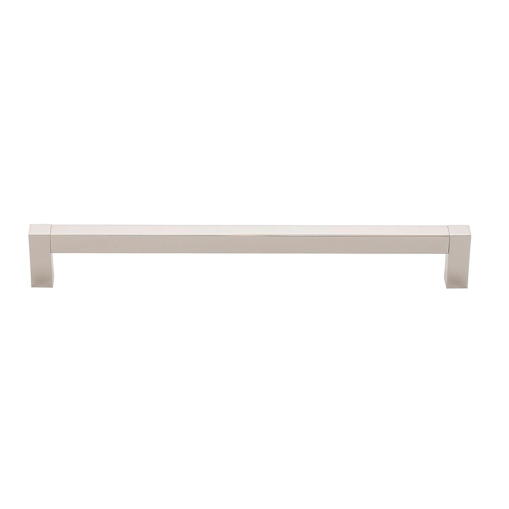 Alno Hardware Solid Brass 12" Centers Contemporary Appliance Pull in Polished Nickel