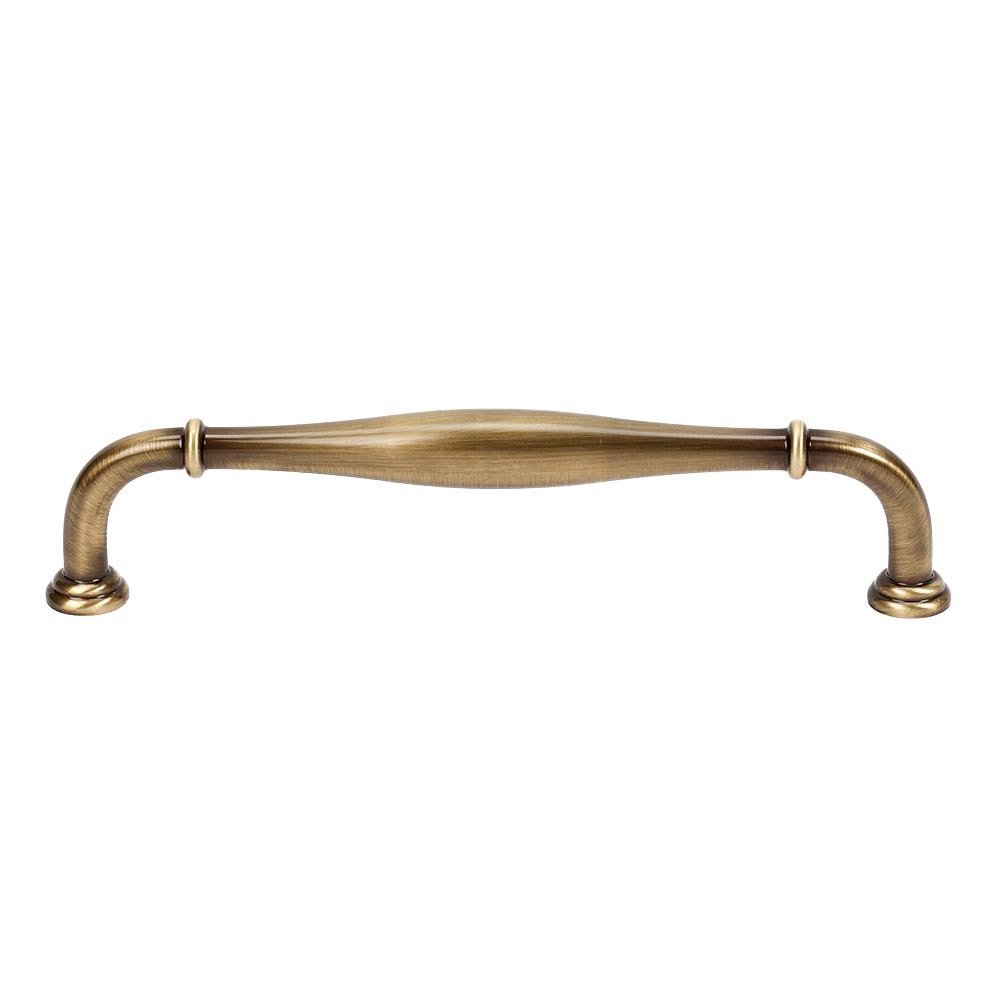 Alno Hardware Solid Brass 10" Centers Traditional Oversized Pull in Antique English