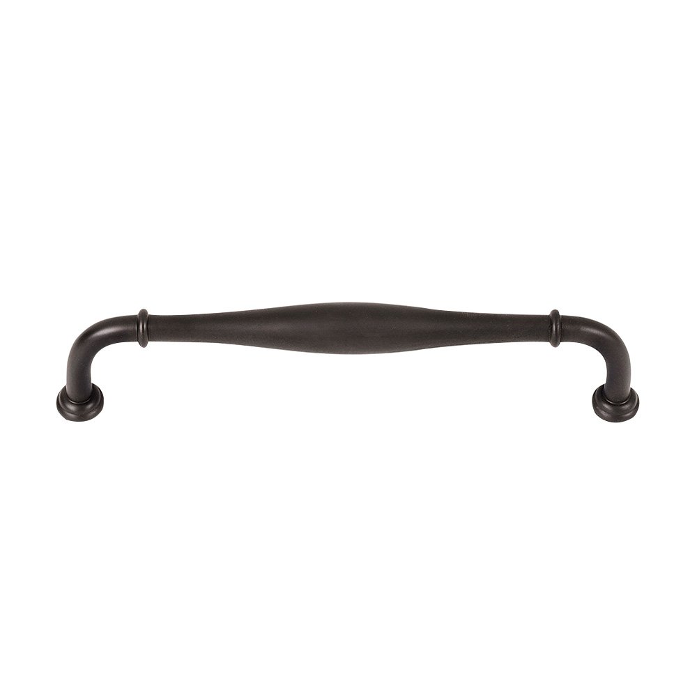 Alno Hardware Solid Brass 10" Centers Traditional Oversized Pull in Chocolate Bronze