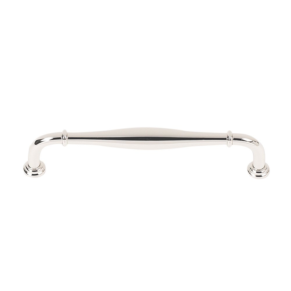 Alno Hardware Solid Brass 10" Centers Traditional Oversized Pull in Polished Chrome
