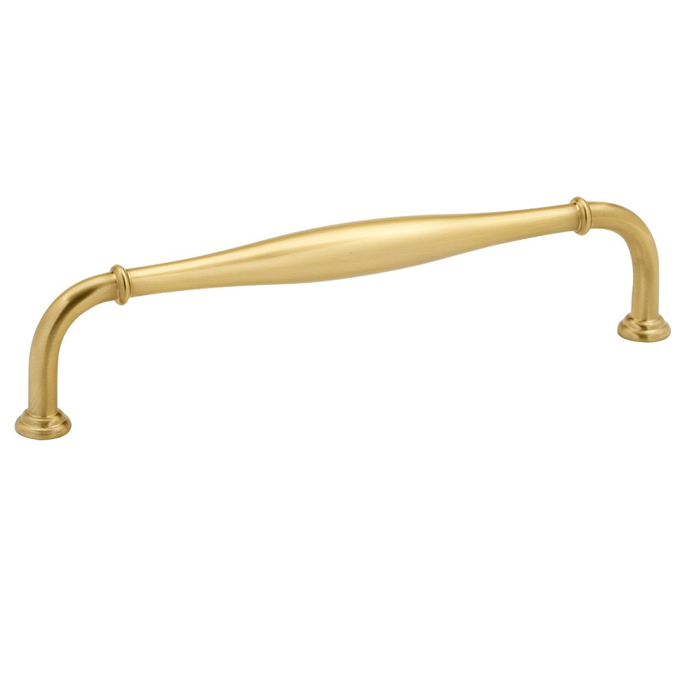 Alno Hardware Solid Brass 10" Centers Appliance Pull in Satin Brass