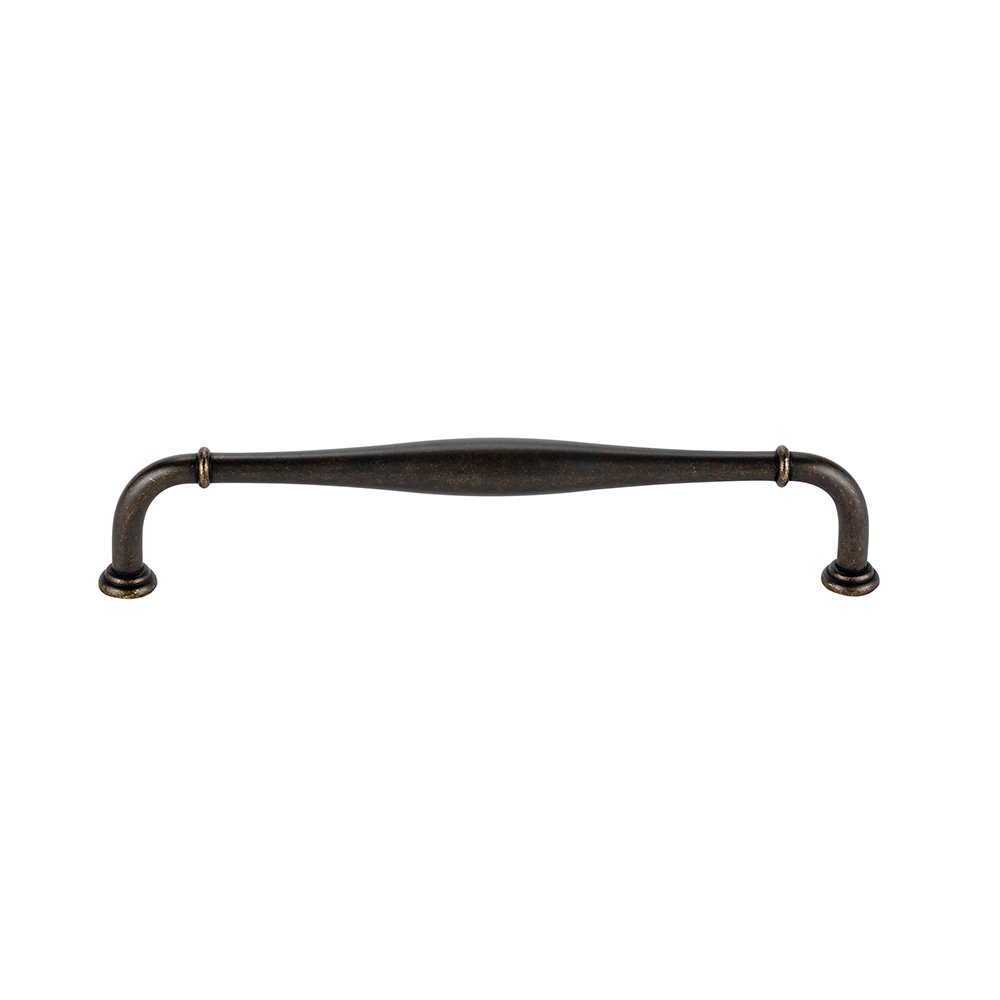 Alno Hardware Solid Brass 12" Centers Traditional Oversized Pull in Barcelona