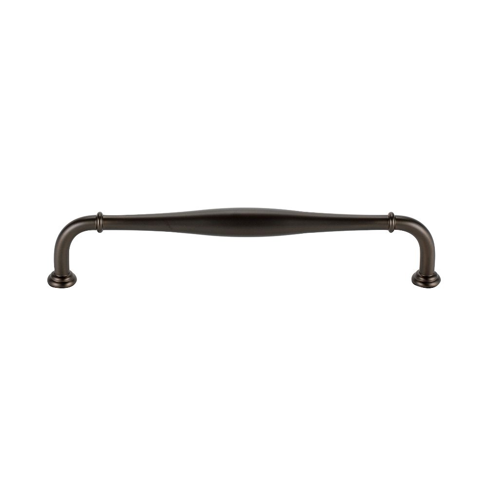 Alno Hardware Solid Brass 12" Centers Traditional Oversized Pull in Chocolate Bronze