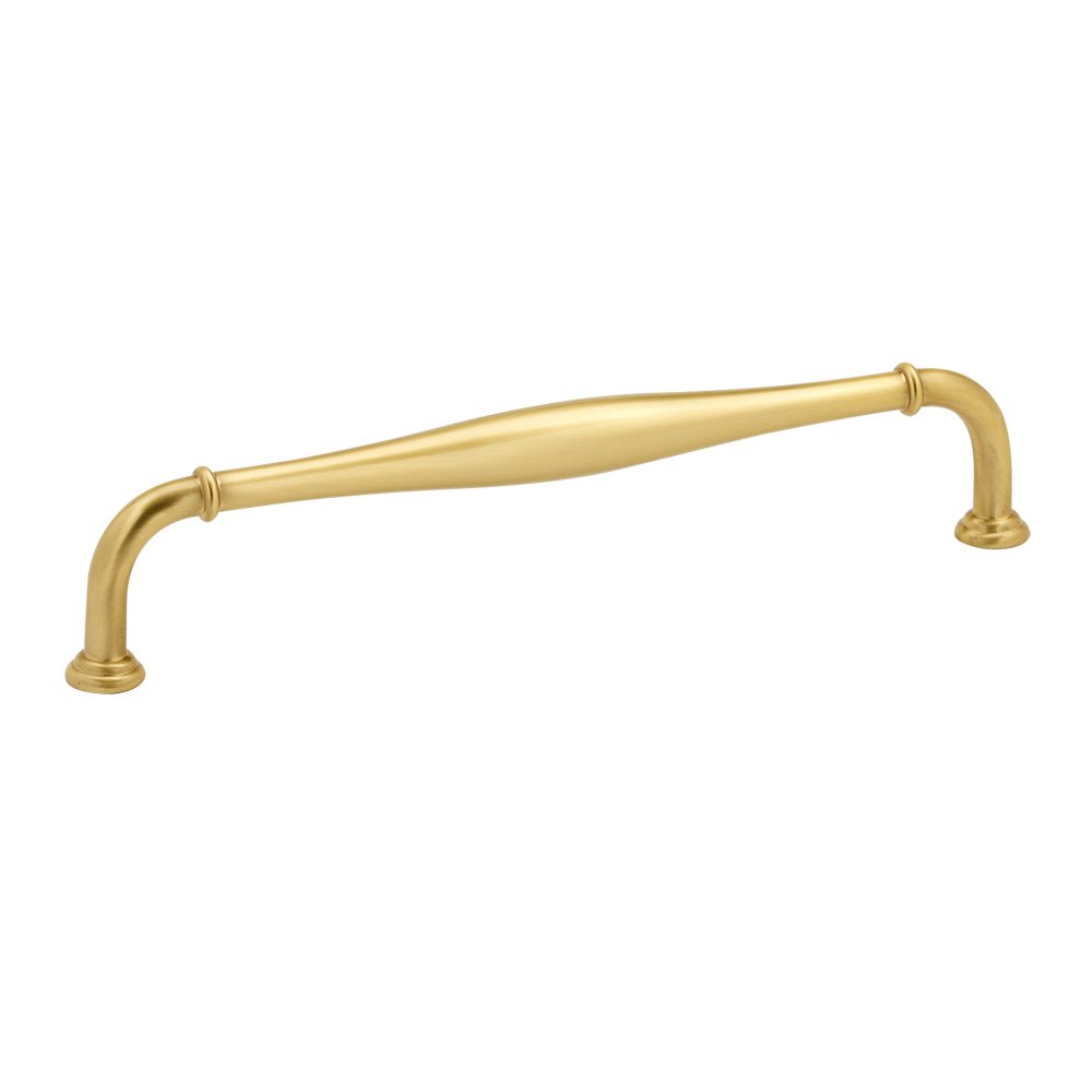 Alno Hardware Solid Brass 12" Centers Appliance Pull in Satin Brass