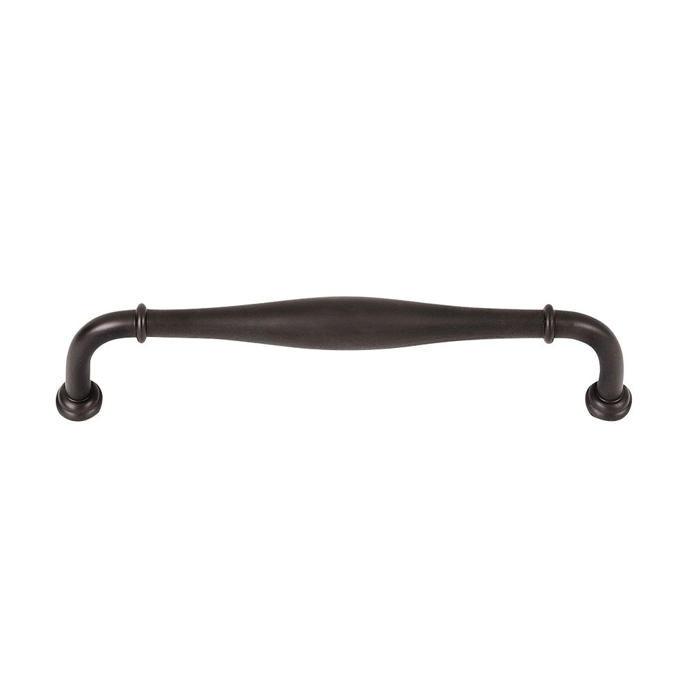Alno Hardware Solid Brass 8" Centers Traditional Oversized Pull in Chocolate Bronze