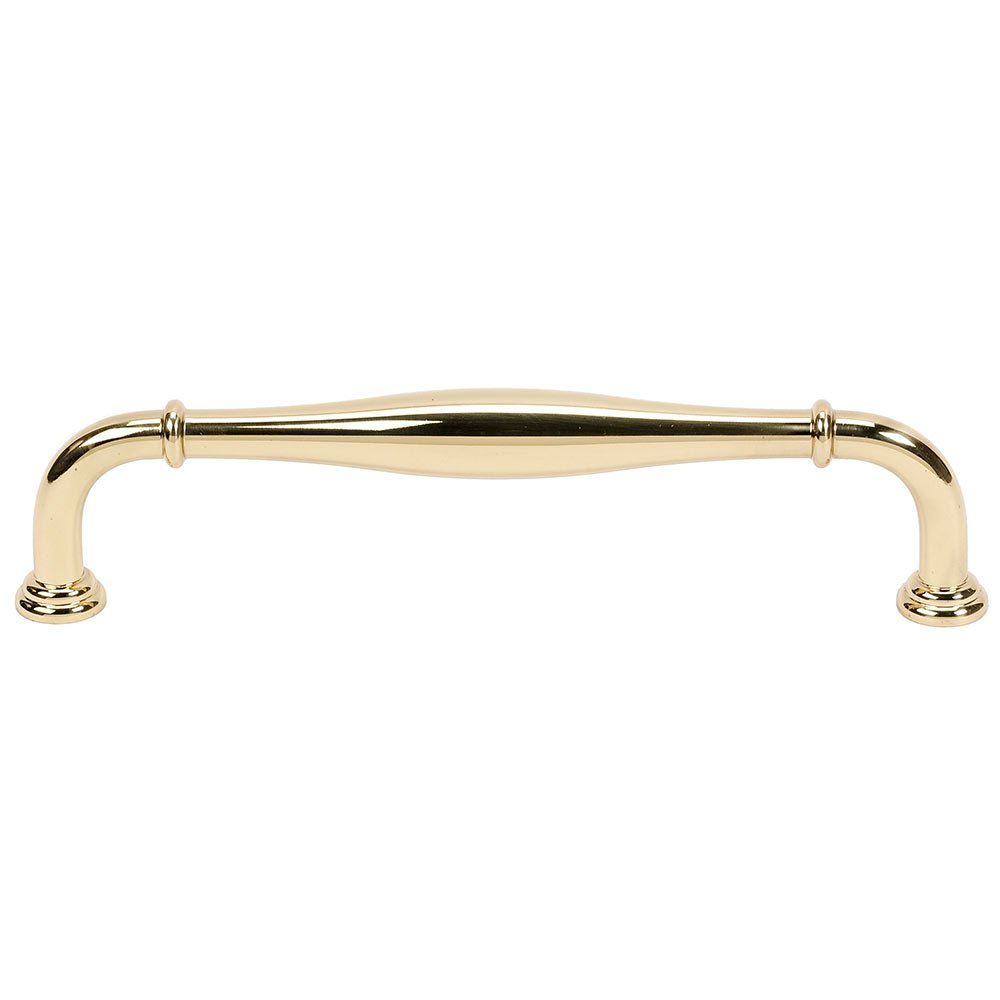 Alno Hardware 8" Centers Appliance Pull in Unlacquered Brass