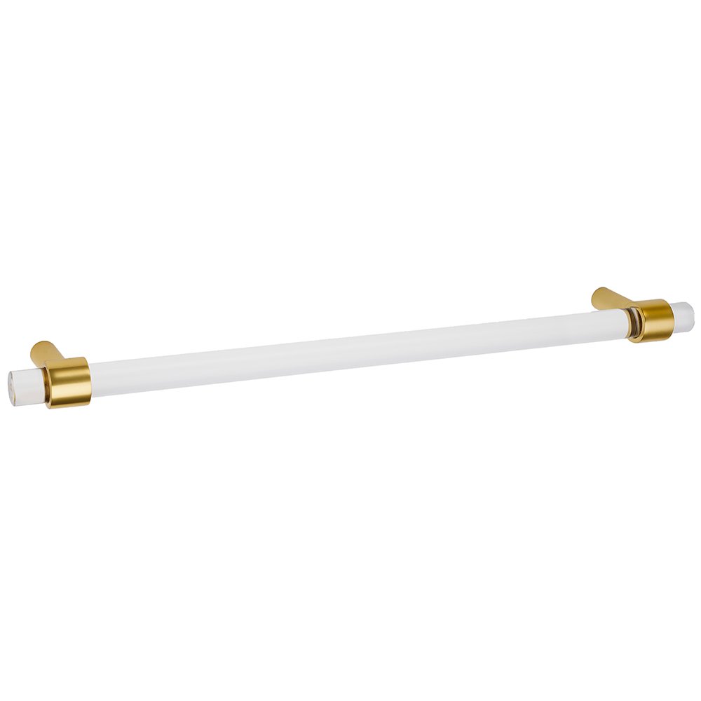 Alno Hardware 12" Centers Pull in Polished Brass