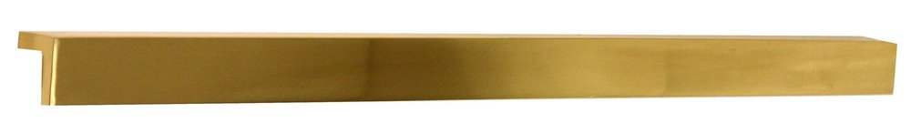 Alno Hardware Solid Brass 12" Centers Tab Appliance Pull in Unlacquered Brass