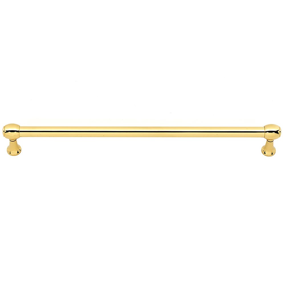 Alno Hardware 12" Centers Appliance / Drawer Pull in Unlacquered Brass