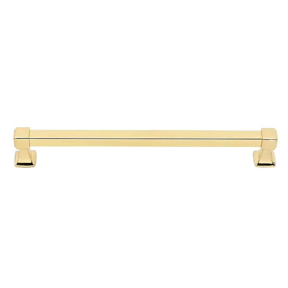 Alno Hardware 12" Centers Appliance / Drawer Pull in Polished Brass