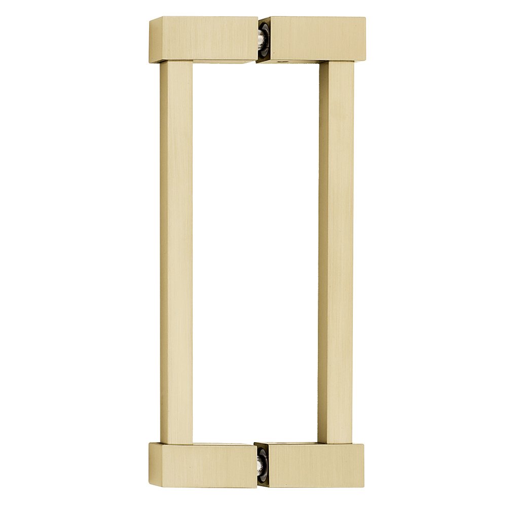Alno Hardware 6" Centers Back To Back Pulls in Satin Brass