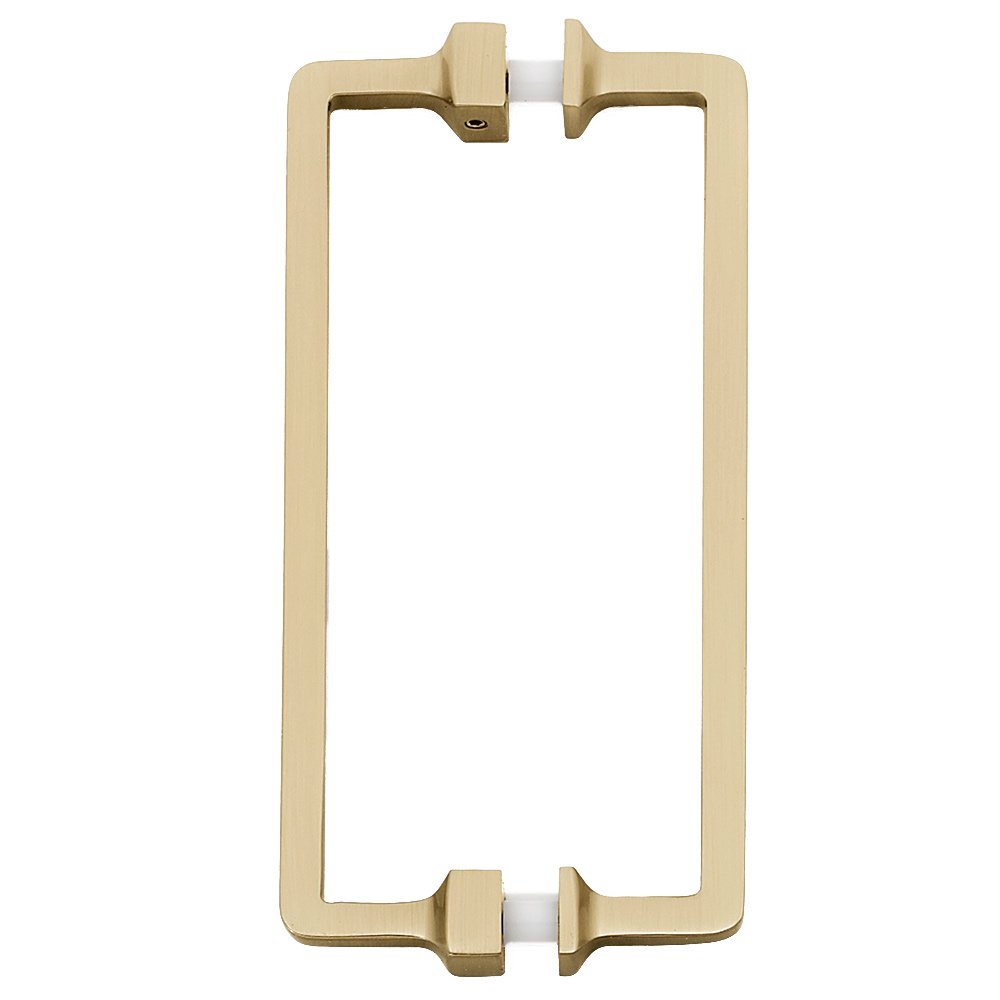 Alno Hardware 6" Centers Back To Back Pulls in Satin Brass