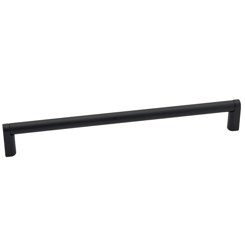 Alno Hardware 8" Centers Pull Smooth Bar in Matte Black 