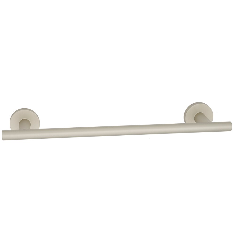 Alno Hardware 12" Towel Holder With Smooth Bar in Matte Nickel
