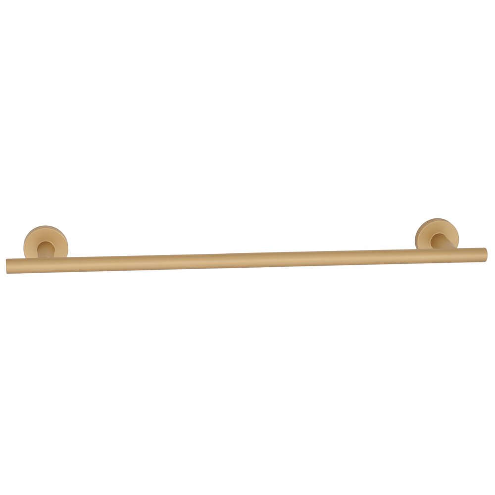 Alno Hardware 18" Towel Holder With Smooth Bar in Champagne