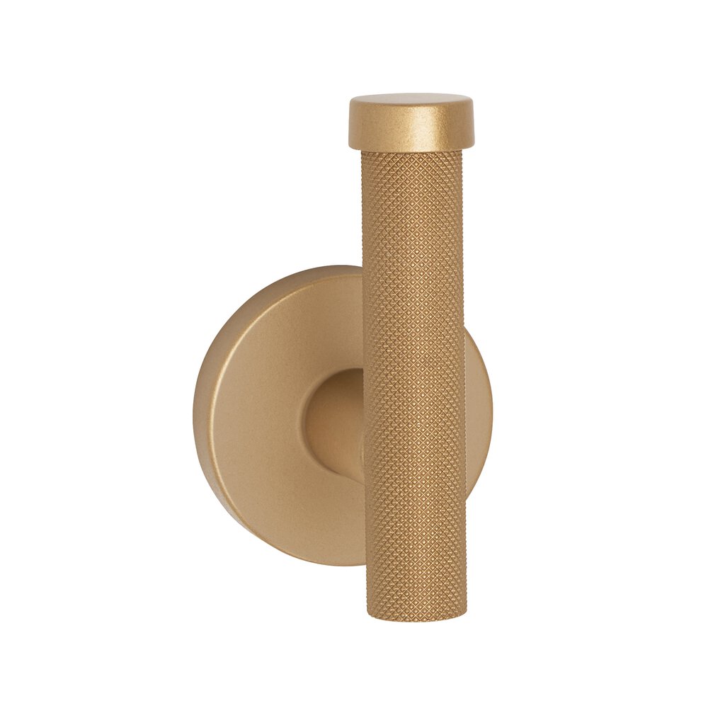 Alno Hardware Hook With Knurled Bar in Champagne