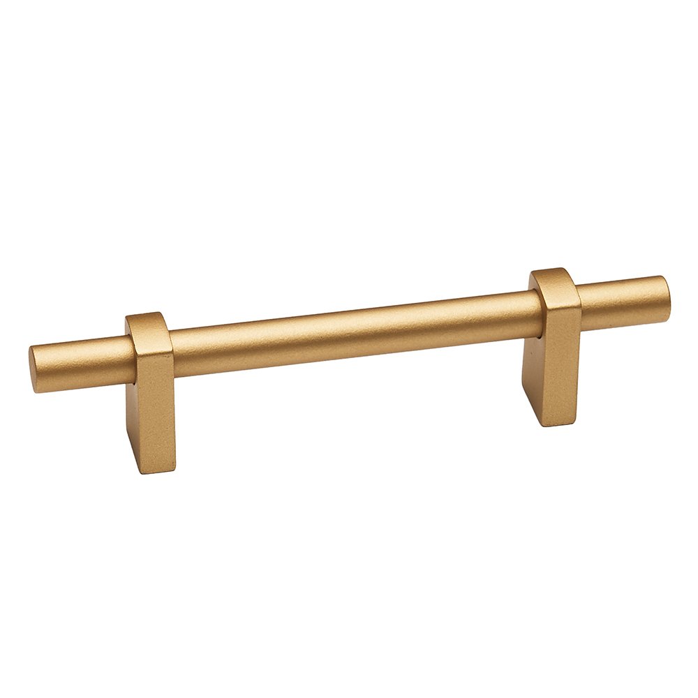 Alno Hardware 3" Centers Pull With Smooth Bar in Champagne