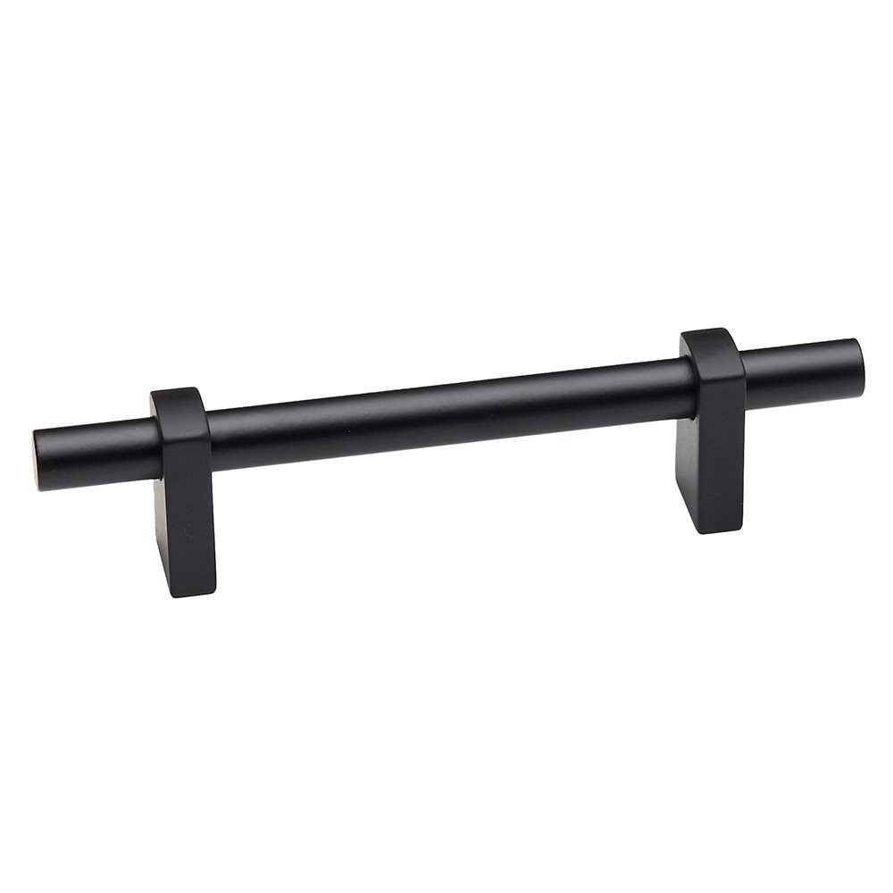 Alno Hardware 3" Centers Pull With Smooth Bar in Matte Black