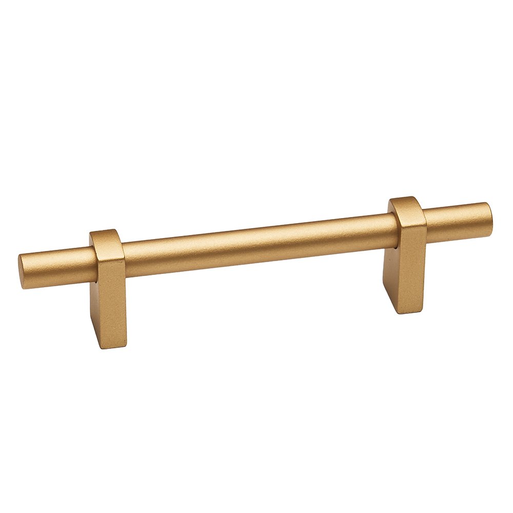 Alno Hardware 4" Centers Pull With Smooth Bar in Champagne