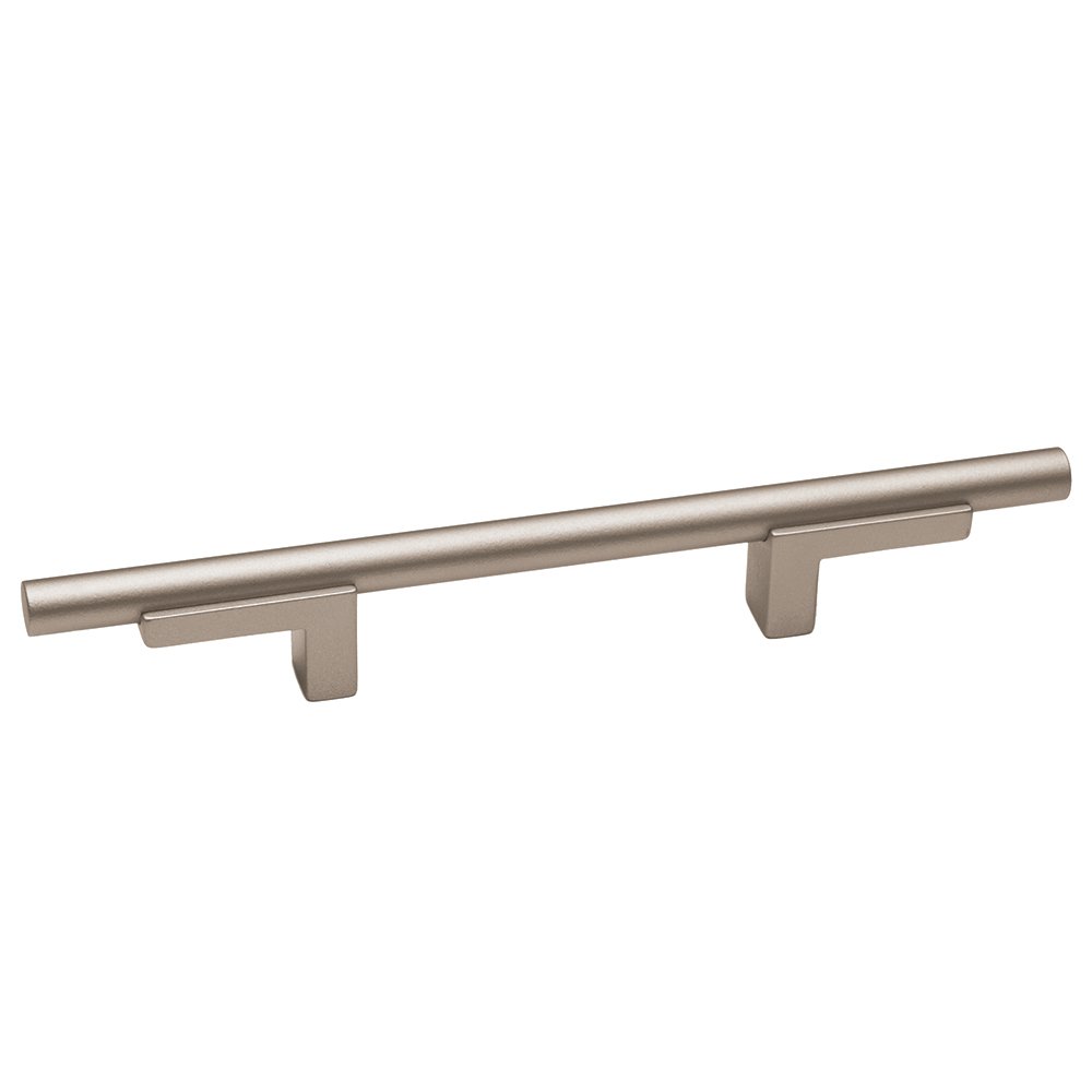 Alno Hardware 3" Centers Pull With Smooth Bar in Matte Nickel