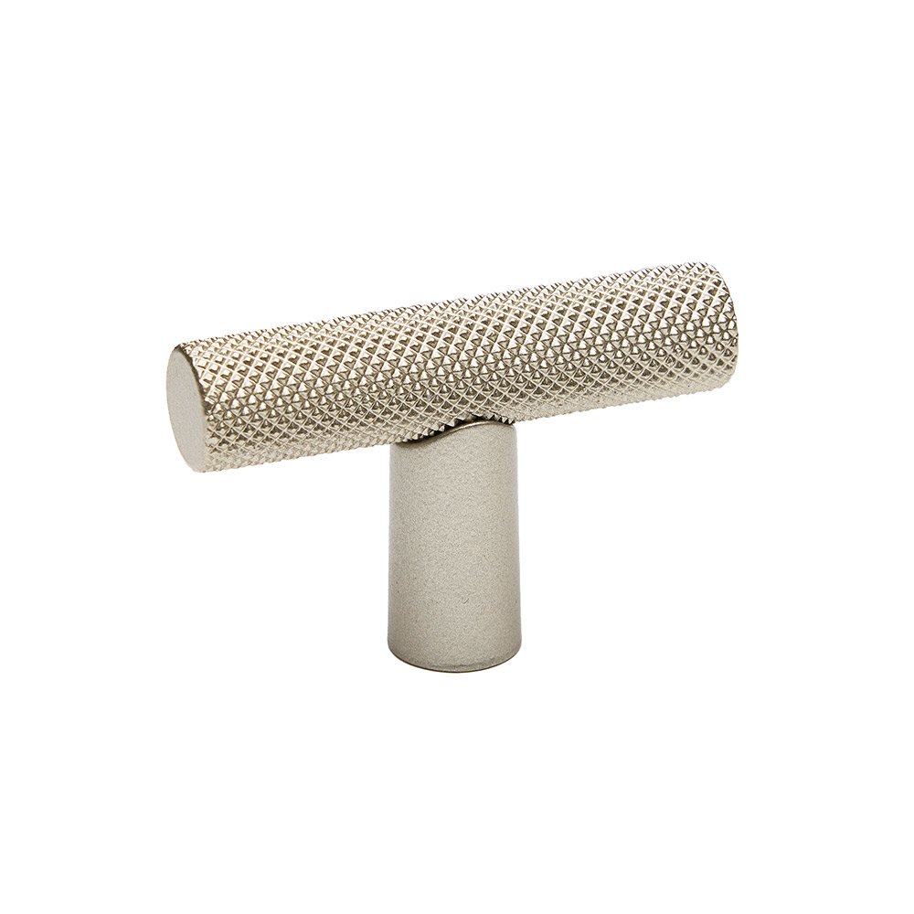 Alno Hardware T Knob With Knurled Bar in Matte Nickel