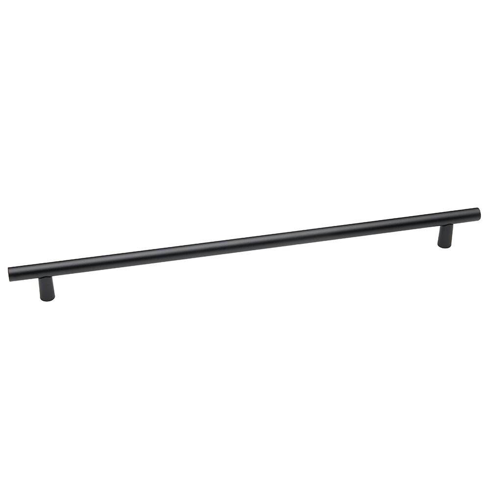 Alno Hardware 12" Centers Smooth Bar Appliance Pull in Matte Black