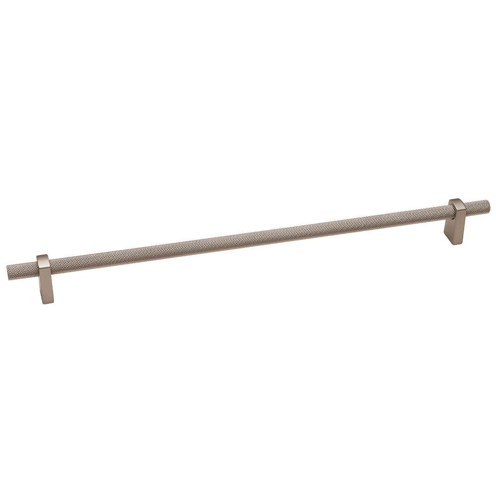 Alno Hardware 12" Centers Knurled Appliance Pull in Matte Nickel