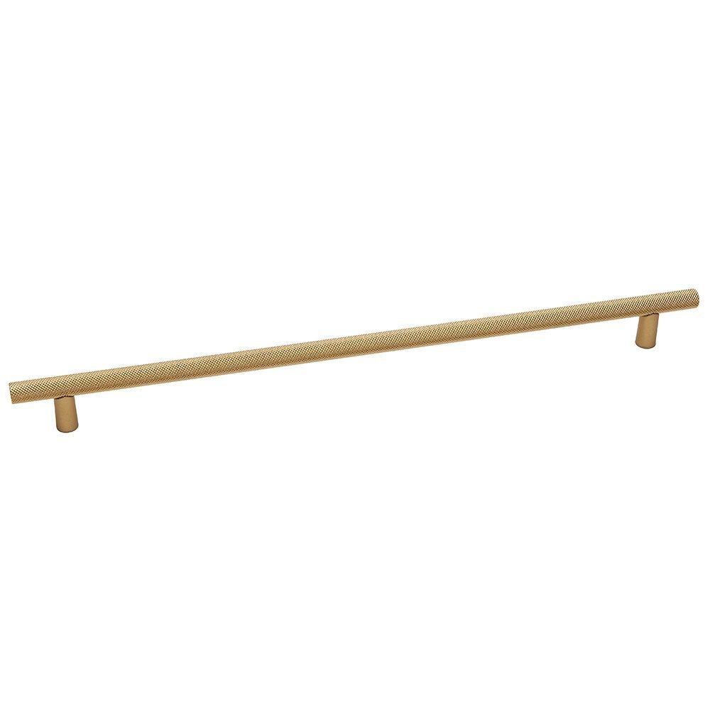 Alno Hardware 12" Centers Knurled Appliance Pull in Champagne