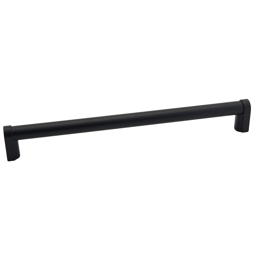 Alno Hardware 12" Centers Appliance Pull Smooth Bar in Matte Black 