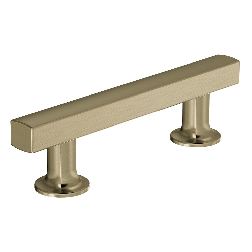 Amerock 3 in (76 mm) Centers Cabinet Pull in Golden Champagne