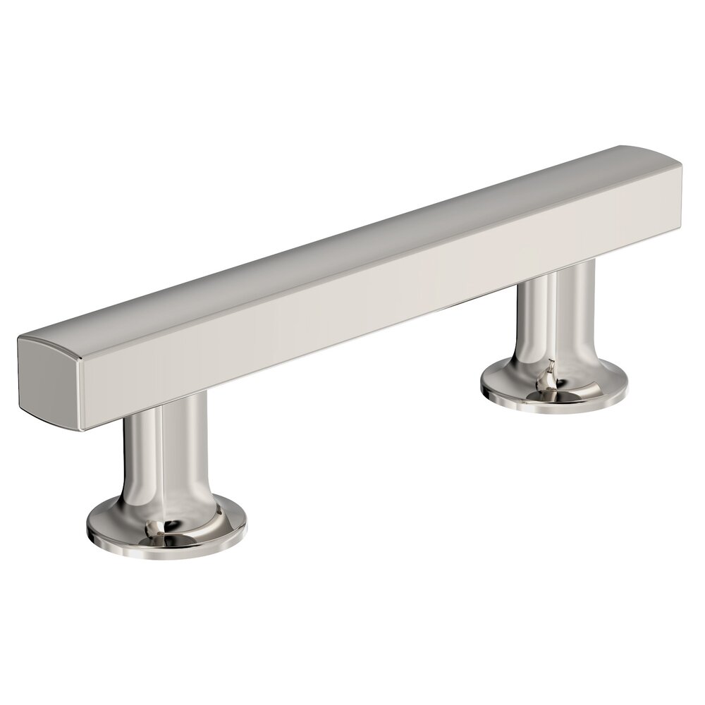 Amerock 3 in (76 mm) Centers Cabinet Pull in Polished Nickel