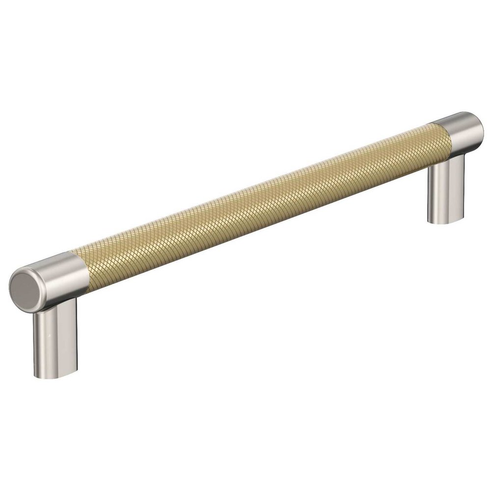 Amerock 12 inch (305mm) Center-to-Center Polished Nickel/Golden Champagne Appliance Pull