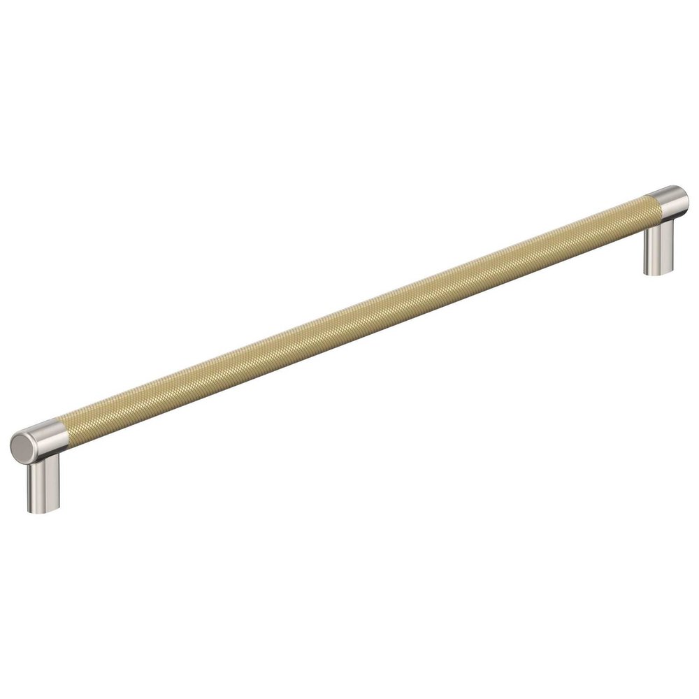 Amerock 24 inch (610mm) Center-to-Center Polished Nickel/Golden Champagne Appliance Pull