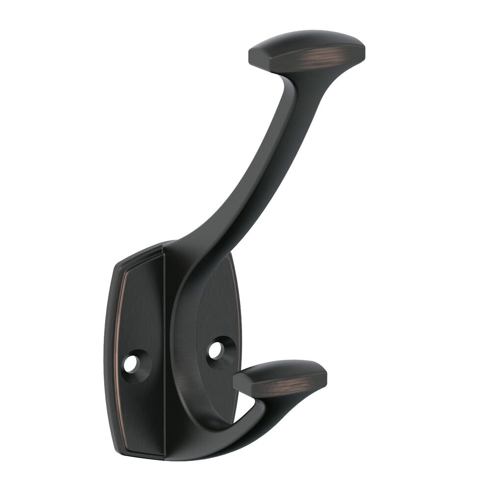 Amerock Vicinity Double Prong Wall Hook in Oil Rubbed Bronze