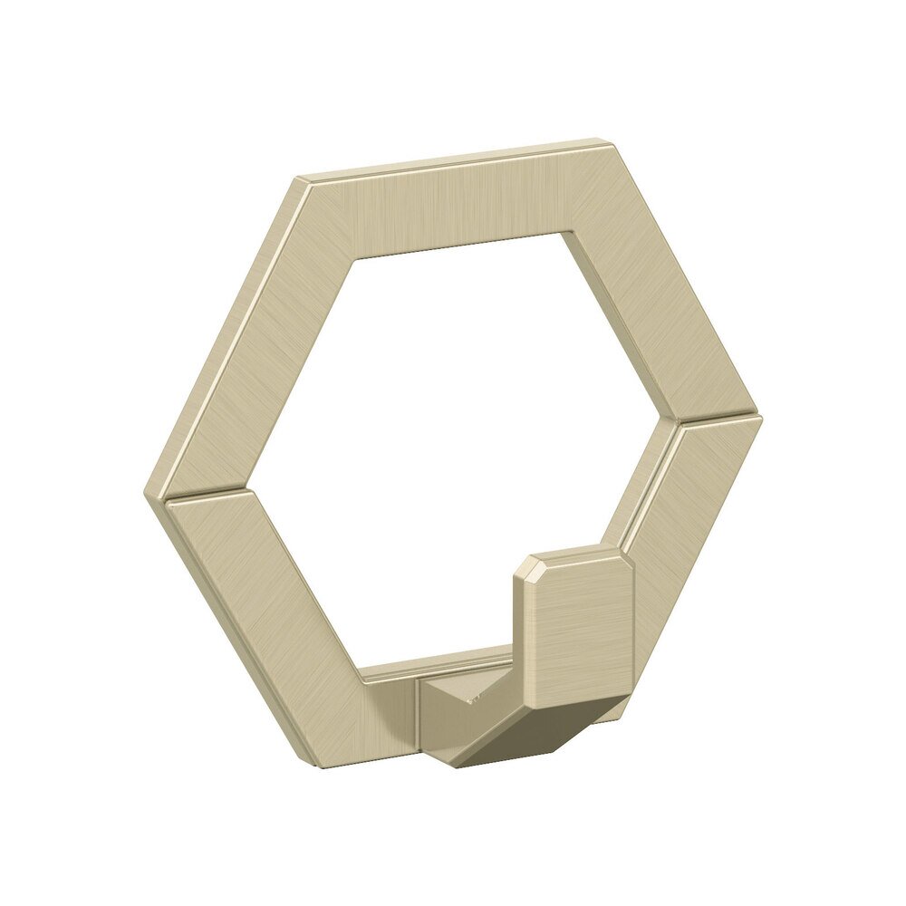 Amerock Prismo Single Prong Wall Hook in Golden Champagne