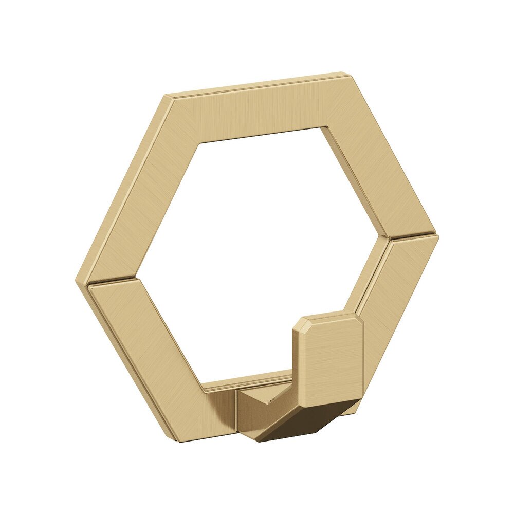 Amerock Prismo Single Prong Wall Hook in Champagne Bronze