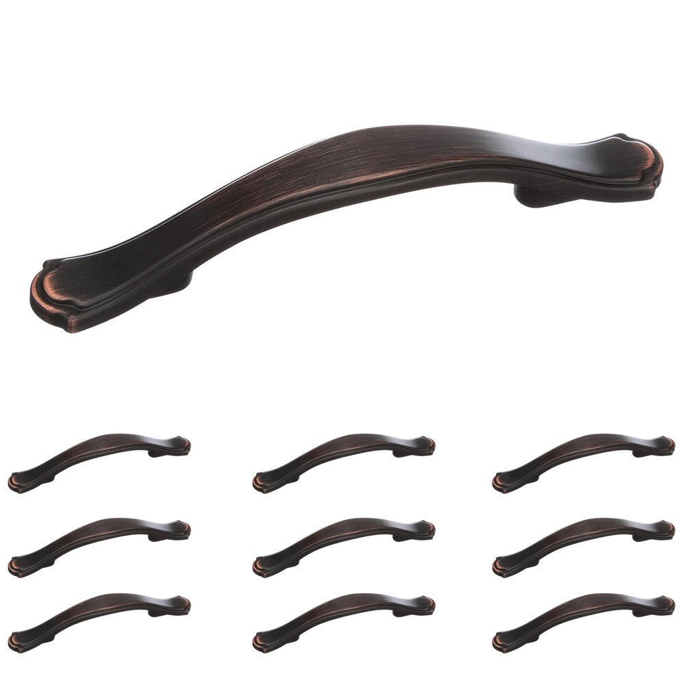 Amerock 10 Pack of 3" (76mm) Centers Pull in Oil Rubbed Bronze