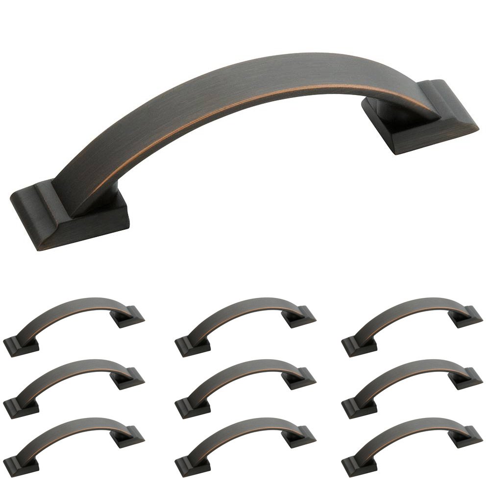 Amerock 10 Pack of 3" Centers Handle in Oil Rubbed Bronze