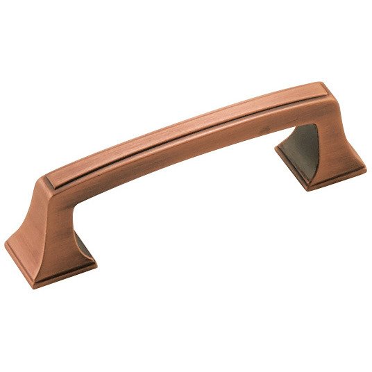 Amerock Square Pull 3" (76mm) in Brushed Copper
