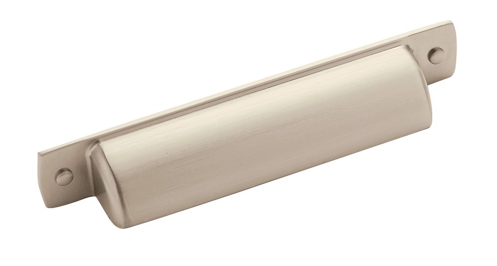Amerock 3 3/4" Centers Cup Pull in Satin Nickel