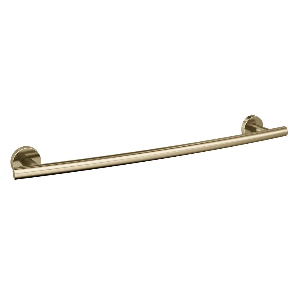 Amerock 18" Curved Towel Bar in Golden Champagne 