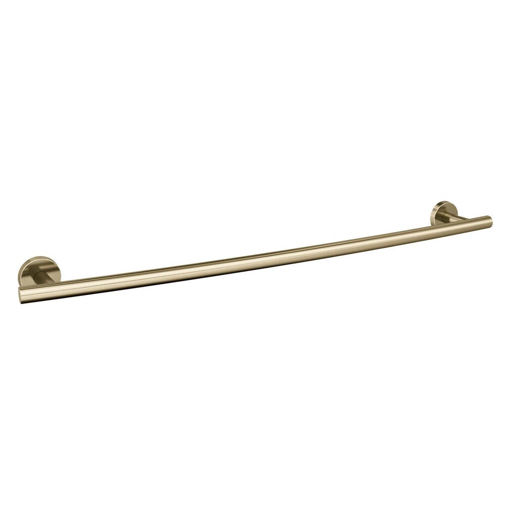 Amerock 24" Curved Towel Bar in Golden Champagne 