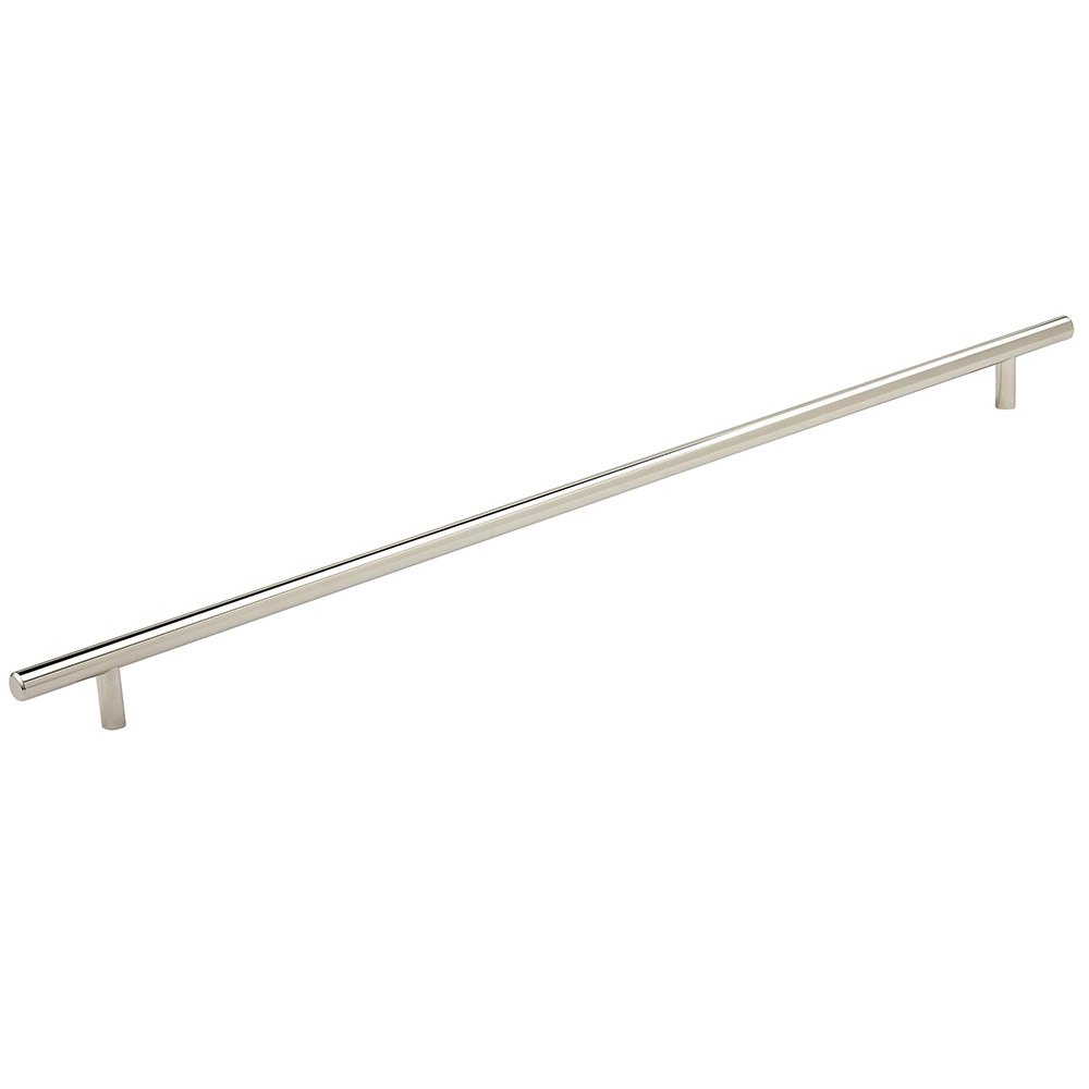 Amerock 18 7/8" Centers CarbonSteel Bar Pull in Polished Nickel