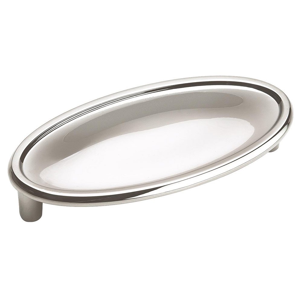 Amerock Polished Chrome 3" (76mm) Centers Cup Pull